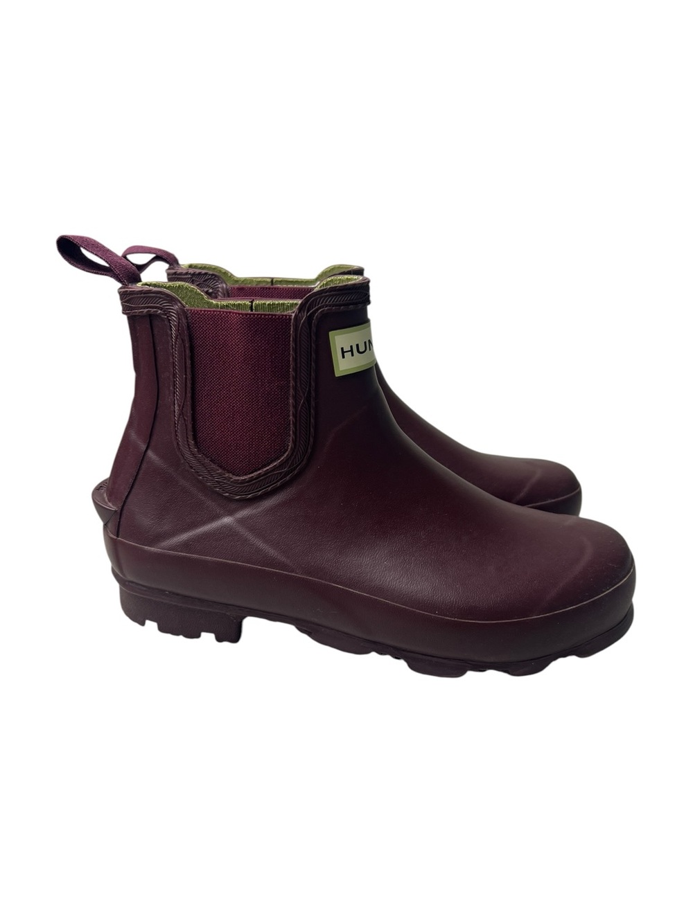 Hunter Burgundy Women’s Size 5 Chelsea Short Rain Boots